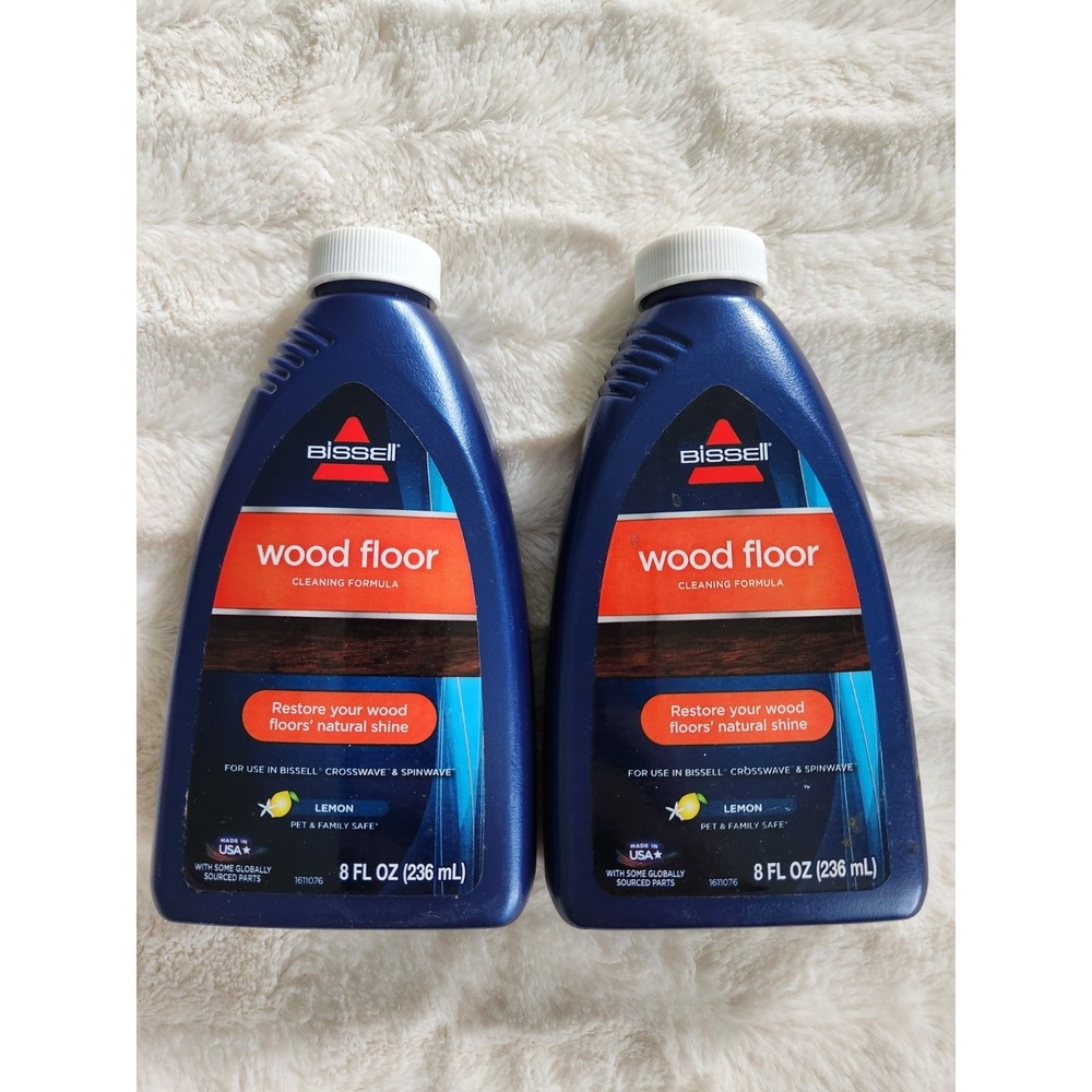 Bissell Wood Floor Cleaning Formula 8 Fl Oz Lemon Scent Pet & Family Safe (2)